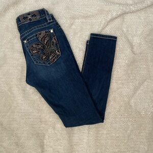 Y2K Miss Me Blue low rise Jeans Size 25